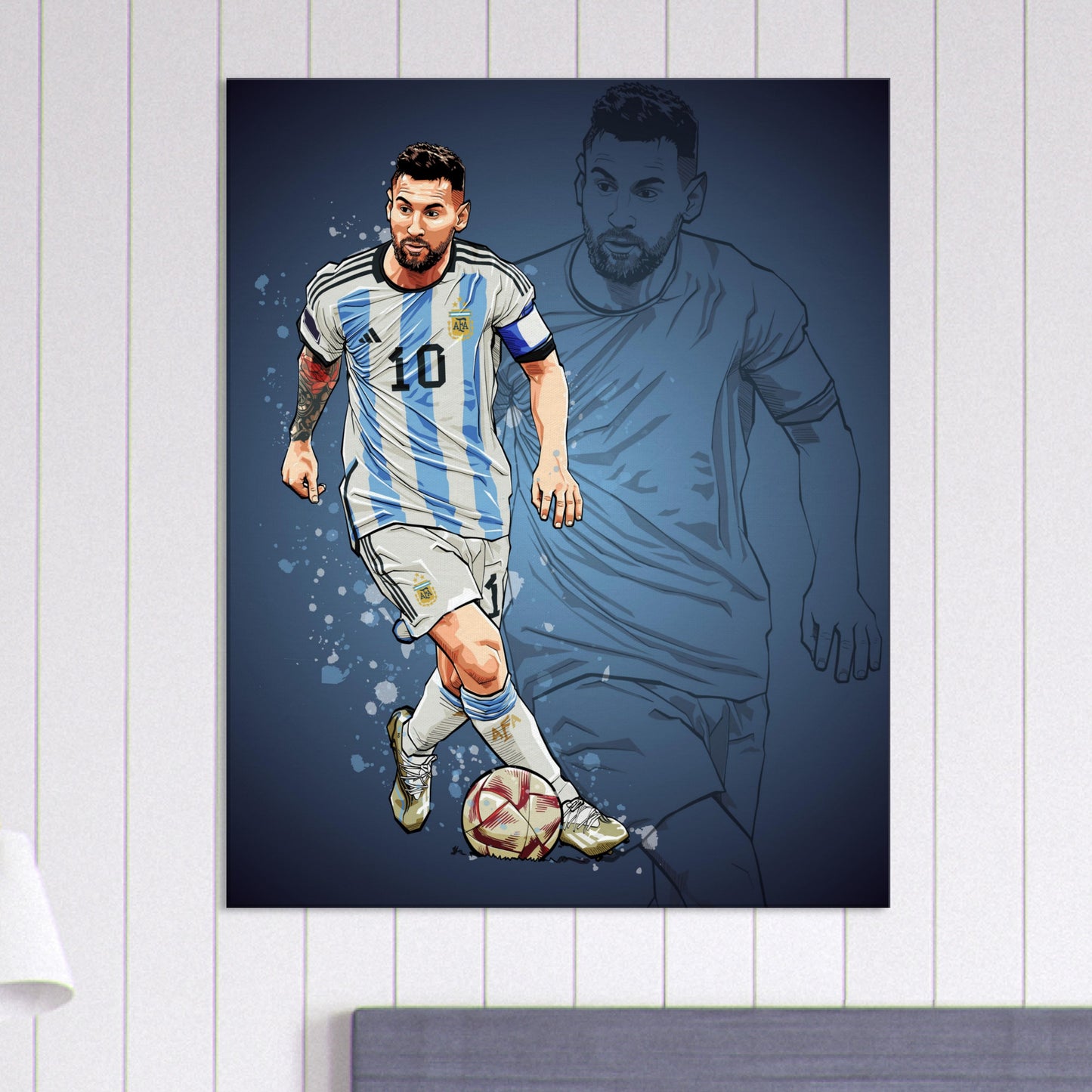 lionel messi canvas