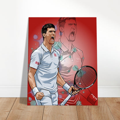 novak djokovic wall art