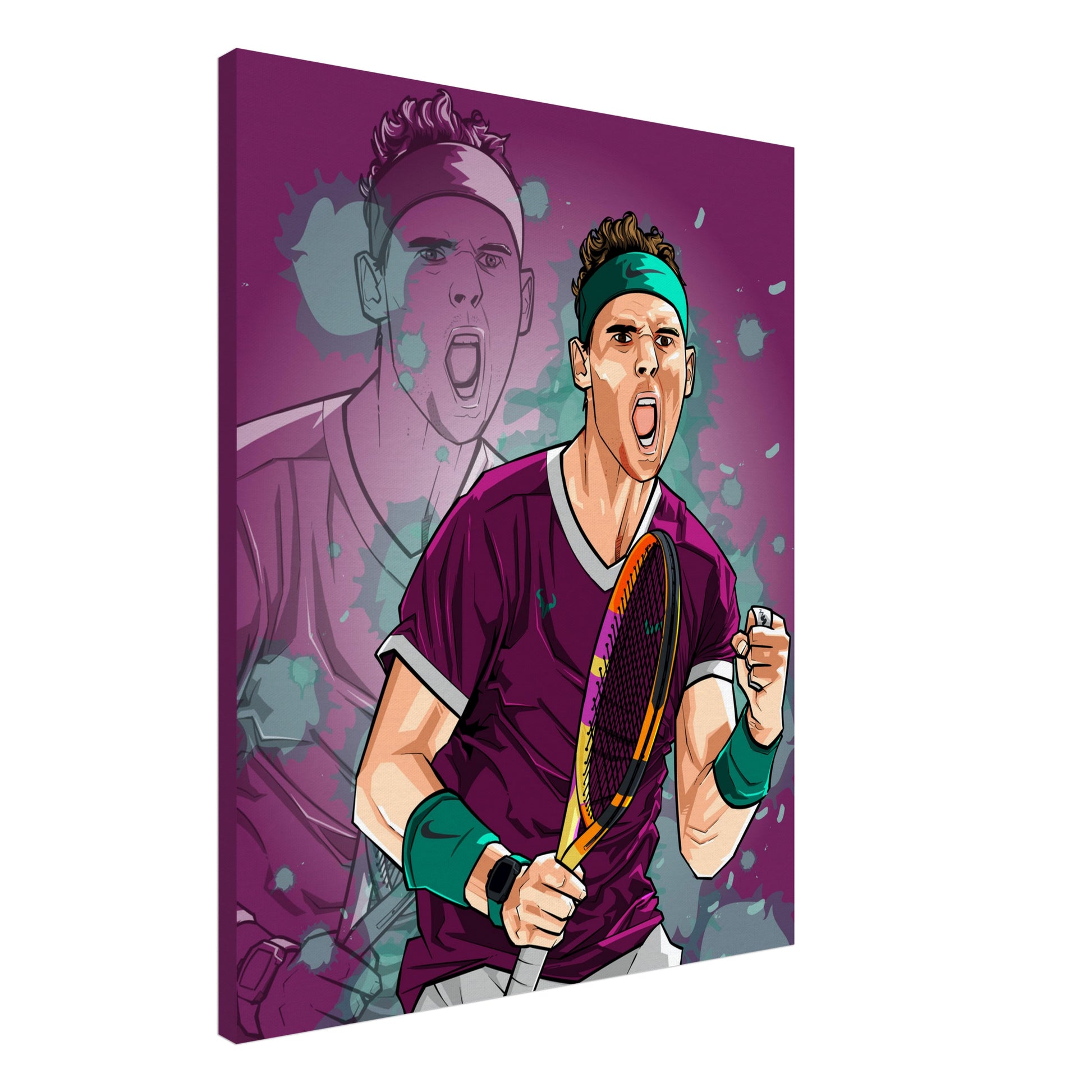 rafa nadal canvas print