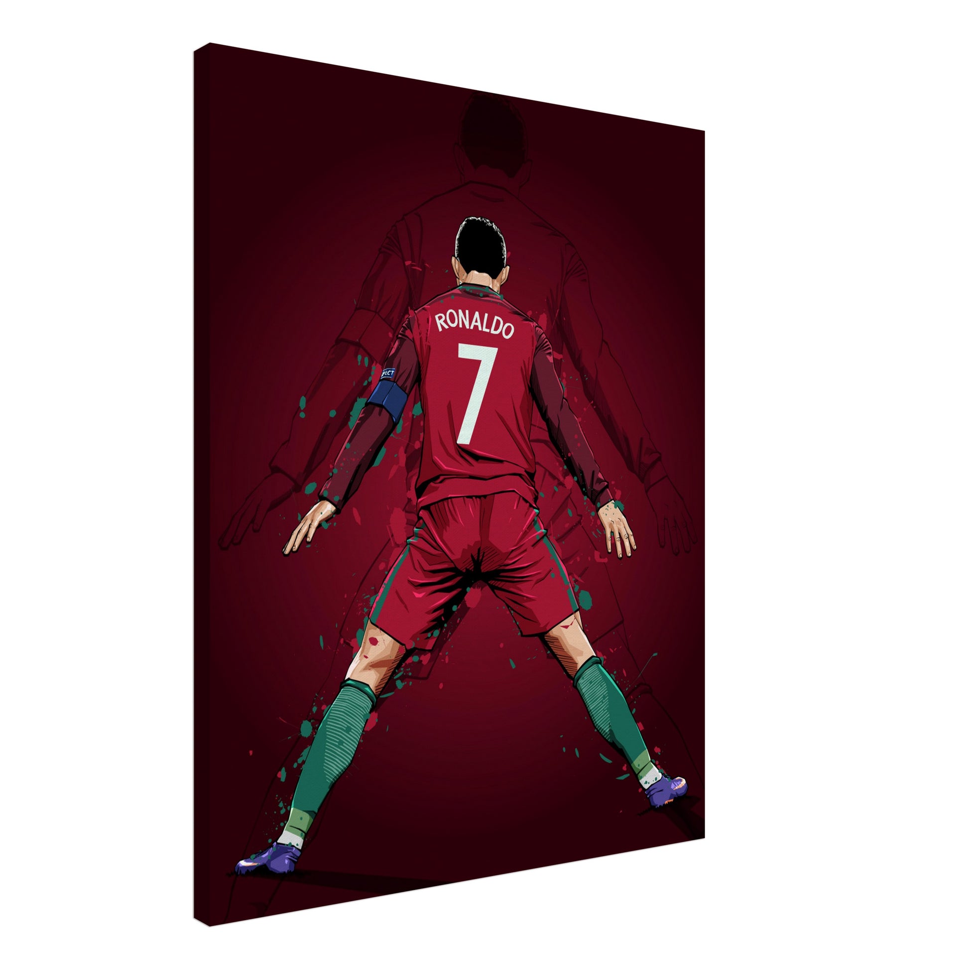 ronaldo canvas print